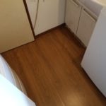 洗面所床リフォームの施工後