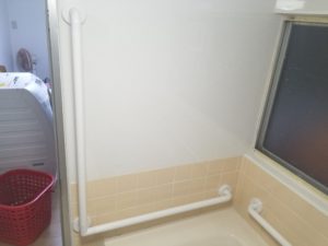 浴室介護用手すり設置リフォーム