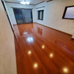 ダイニング床の施工後