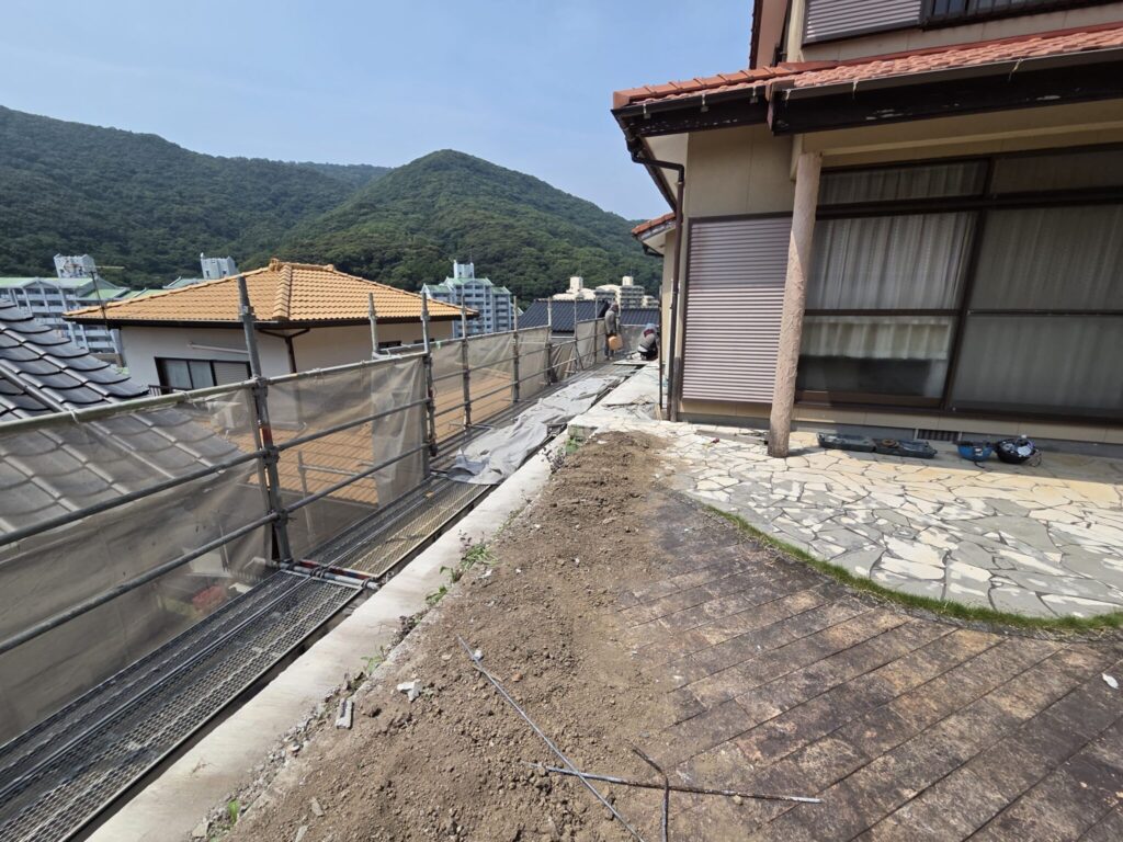 ブロック塀の解体後