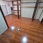 床フロアの施工後