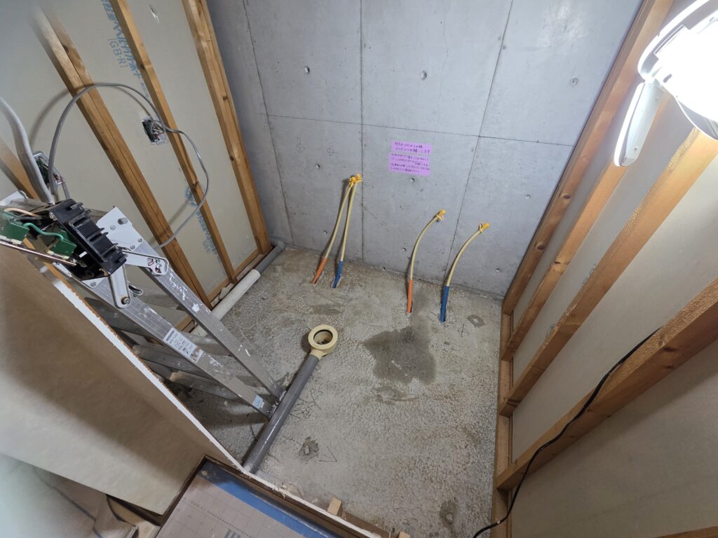 ユニットバスの解体後